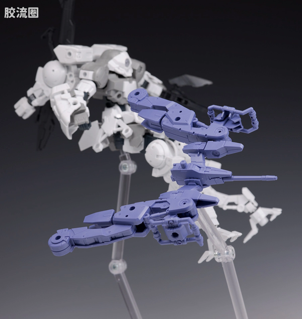 30MM 1/144 Extended Armament Vehicle EV-07 Exa Vehicle(太空载具ver.)[紫色] - 图片